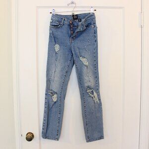 BDG Urban Outfitters High-Rise Stretch Slim Straight Jeans